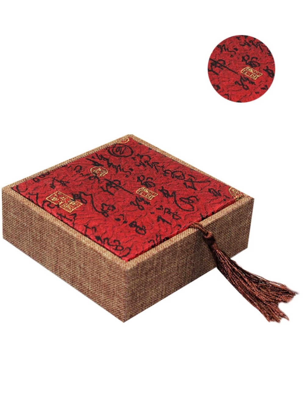 Bundle 3 Asian gift boxes, Trinket box, Candy box, Lined. - Picture 3 of 10